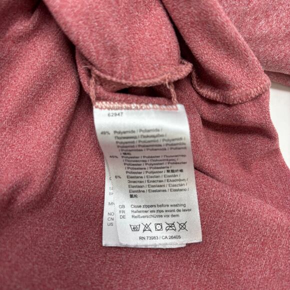 Helly Hansen Mens 2XL Red 1/4 Zip Long Sleeve Pullover Sweater - Picture 4 of 7